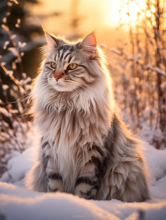 Norwegian Forest Cat - Poster